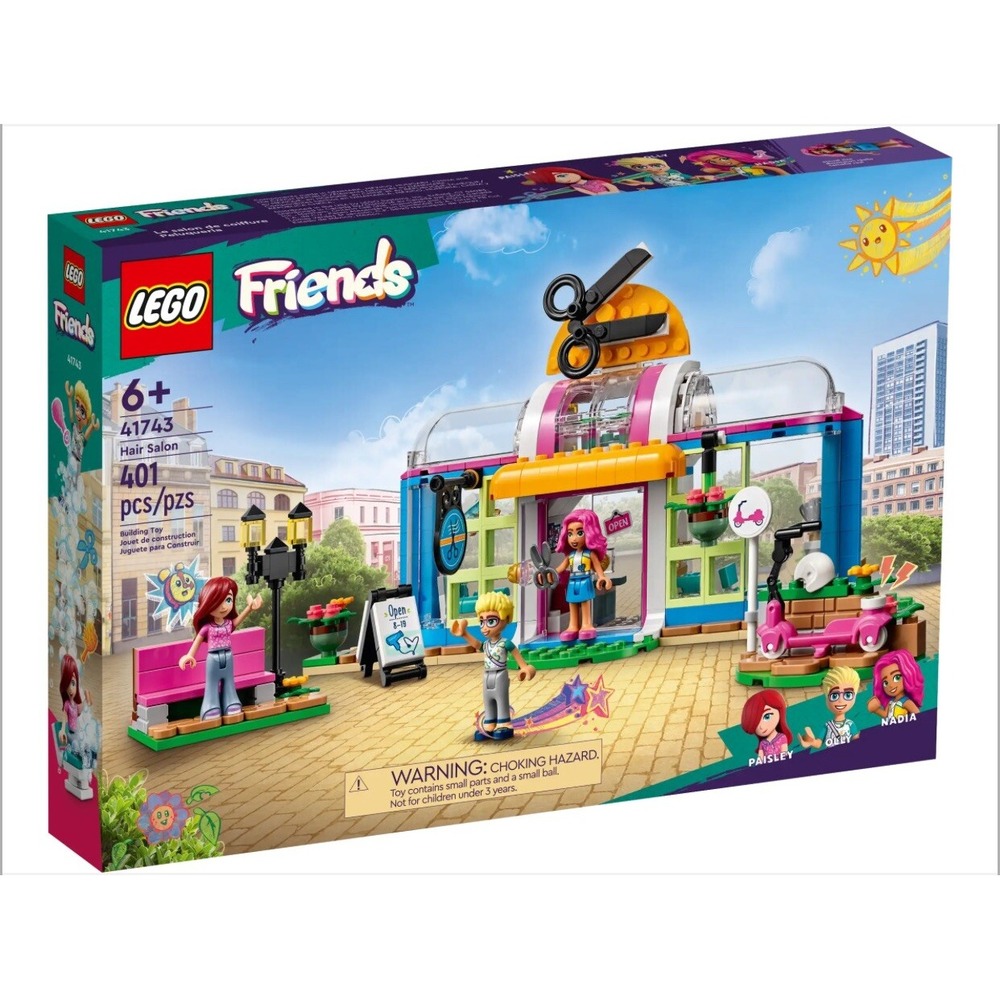 *BRAND NEW*  Lego Friends Hair Salon #41743 *RETIRED* MINT Box